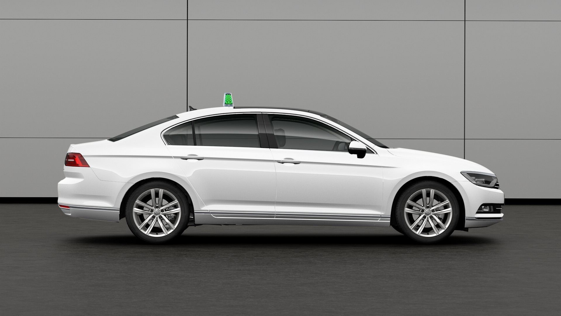 Vista general del coche con el que se realizan servicios de taxi a nivel nacional